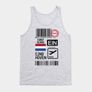 Eindhoven Netherlands travel ticket Tank Top